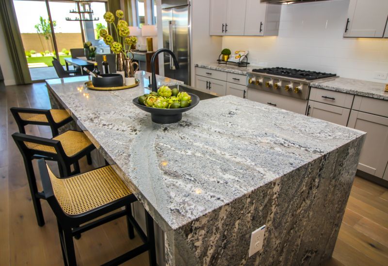Granite Slab Installation in Marin County, CA